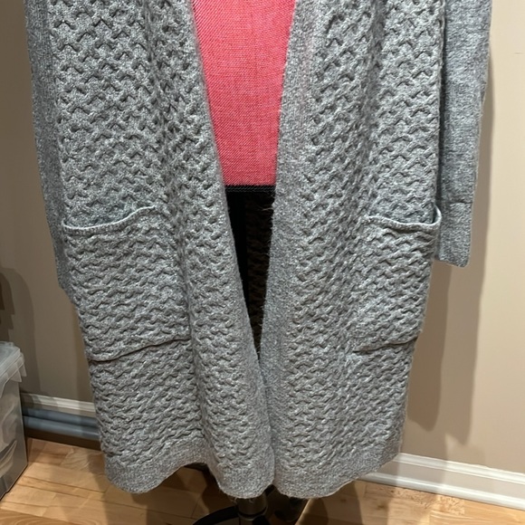 26/28 Lane Bryant Long open sweater cardigan - Picture 3 of 8